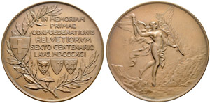 Medaillen und Diverses - Bronzemedaille ... 