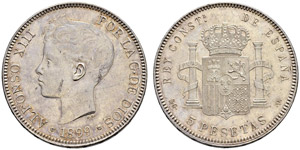 Königreich - Alfonso XIII. 1886-1931 - 5 ... 