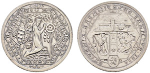 Republik - Silbermedaille 1934, Kremnitz. ... 
