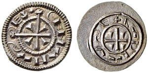 Stephan II. 1116-1131 - Denar o. J. 0.51 g. ... 