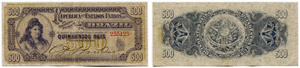 500 Reis o. J. (1901/ohne Estampa). Pick 2. ... 