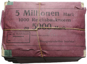5000 Mark. Originalbund zu 1000 ... 