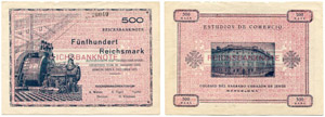 Deutsche Reichsbank. 500 Reichsmark vom 1. ... 