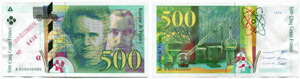 500 Francs 1994 SPECIMEN. SPÉCIMEN als ... 