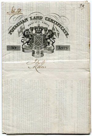 Actie/Kaufanleihe vom 31. Dezember 1830 für ... 