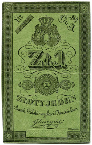 Russische Administration. 1 Zloty 1831. Pick ... 