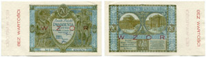 20 Zlotych vom 1. März 1926. ... 