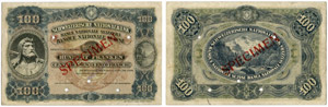 3. Emission - 100 Franken vom 1. Januar 1918 ... 