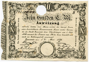 10 Gulden C.M. (Conventions Münze) vom 1. ... 