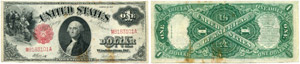 United State Notes - 1 Dollar Series 1917. ... 