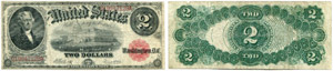United State Notes - 2 Dollars  Series 1917. ... 