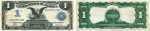 United State Notes - 1 Dollar Series 1899. ... 