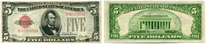 United State Notes - Small Size Currency. ... 