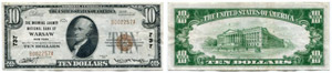 National Bank Notes - New York. Lot. Wyoming ... 