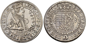 Erzherzog Leopold V. 1619-1632 - Taler 1632, ... 