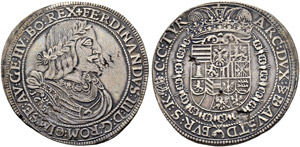 Ferdinand III. 1637-1657 - Taler 1655, Wien. ... 