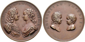 Maria Theresia, 1740-1780 - Bronzemedaille ... 