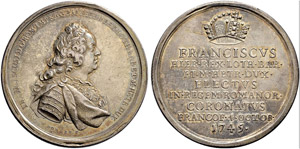 Franz I. 1745-1765 - Silbermedaille 1745. ... 