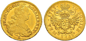 Franz I. 1745-1765 - Dukat 1765 E (1770), ... 