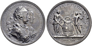 Joseph II. 1765-1790 - Silbermedaille 1765. ... 