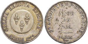 Franz II. (I.), 1792-1835 - Probe-5 Francs ... 
