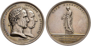 Franz II. (I.), 1792-1835 - Silbermedaille ... 