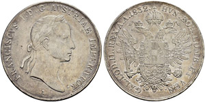 Franz II. (I.), 1792-1835 - Konventionstaler ... 