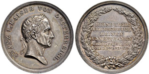 Franz II. (I.), 1792-1835 - Silbermedaille ... 