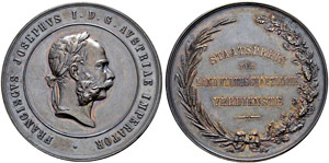 Franz Joseph I. 1848-1916 - Silbermedaille ... 