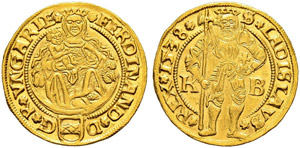 UNGARN - Ferdinand I. 1526-1564 - Goldgulden ... 