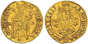 UNGARN - Matthias II. 1608-1619 - Dukat ... 