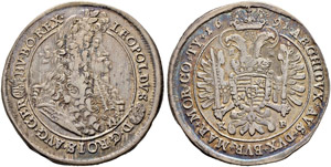 UNGARN - Leopold I. 1657-1705 - Taler 1691, ... 