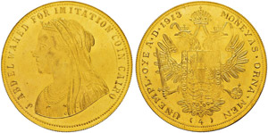 Muhammad V. 1909-1914 - Goldmedaille 1913. ... 