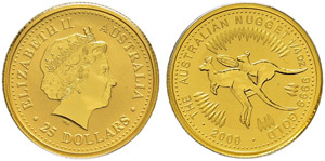 Elizabeth II. 1952- - 25 Dollars 2000, ... 