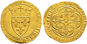 Königreich - Charles VI. 1380-1422. Ecu ... 