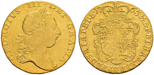 George III. 1760-1820. Guinea 1763.  8.27 g. ... 