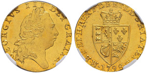 George III. 1760-1820. Guinea 1798.  S. ... 