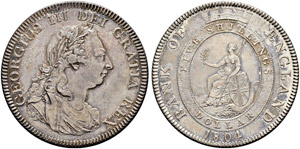 George III. 1760-1820. Dollar 1804.  26.99 ... 