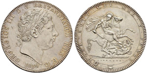 George III. 1760-1820. Crown 1819.  28.33 g. ... 