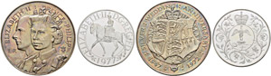 Elizabeth II. 1952-. Silbermedaille 1972. ... 