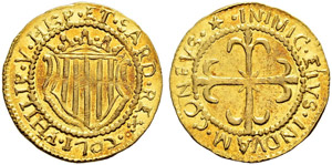 Cagliari - Filippo V. 1700-1718. Scudo doro ... 