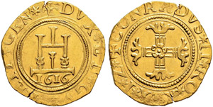 Genova - Dogi Biennali, 1528-1797. 2 Doppie ... 