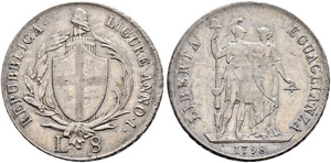 Genova - Repubblica Liguria, 1798-1805. 8 ... 