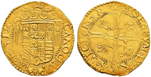 Napoli / Sicilia - Carlo V. 1516-1556. Scudo ... 