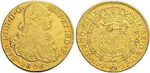 Carlos IV. 1788-1808. 8 Escudos 1806, ... 