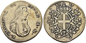 Emanuel de Rohan, 1775-1797. 2 Scudi 1796.  ... 