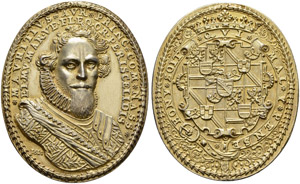 Historische Medaillen - Silbermedaille 1615. ... 