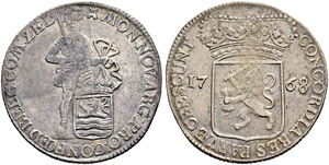 Zeeland, Provinz - Silberdukat 1768.  27.77 ... 