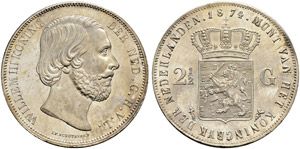 Königreich der Niederlande - 2 1/2 Gulden ... 