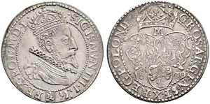Sigismund III. 1587-1632. 6 Groschen 1600, ... 